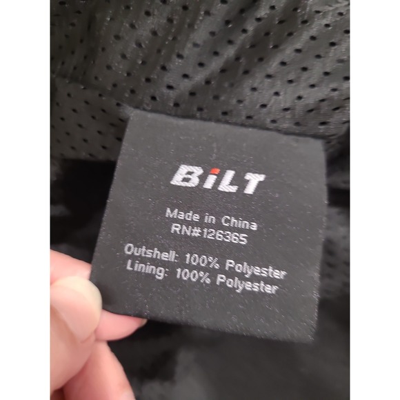 Bilt Blaze 2 Mesh Motorcycle Riding vented Jacket Men SZ Lg. Tall black armor - Picture 7 of 12